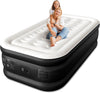 Queen Air Mattress with Built-in Pump, 18" Raised Bed