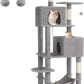 Feandrea Cat Tree 61-Inch Multi-Level Condo, Scratching Posts